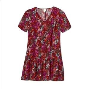 Women’s multi colored short sleeve dress